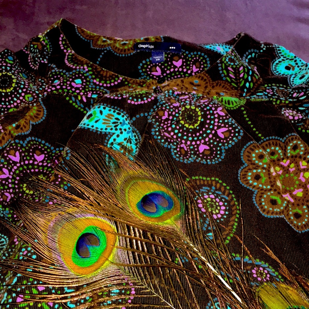 GapKids Peacock Color Inspired Cord Dress